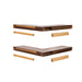 Floating Shelf 2 piece Rustic Brown 4
