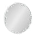 Round Mirror 26x26 White 1