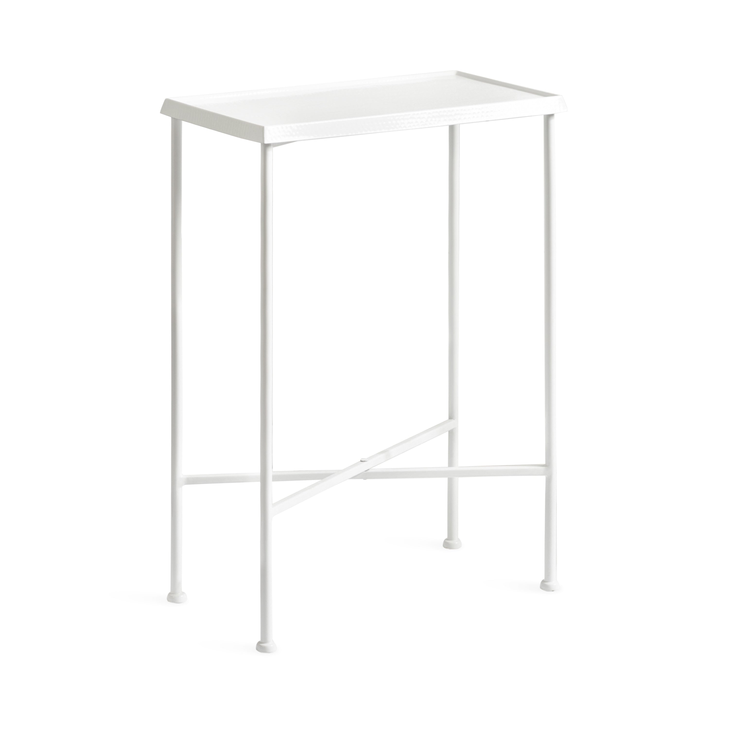 Side Table White 17x9x24 1