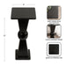 Drink Table Black 10x10x22 2
