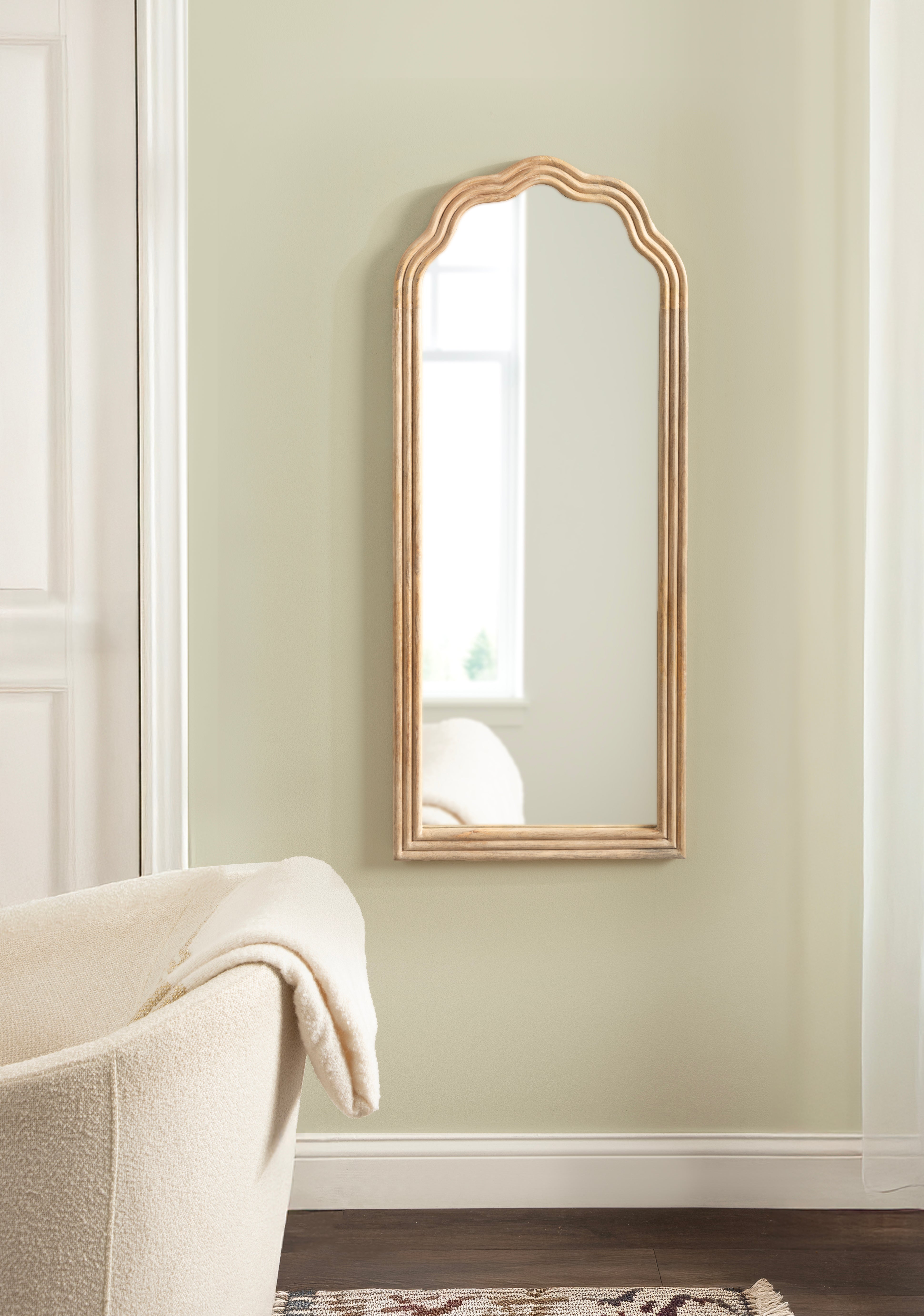 Arch Mirror 18x42 Natural 6