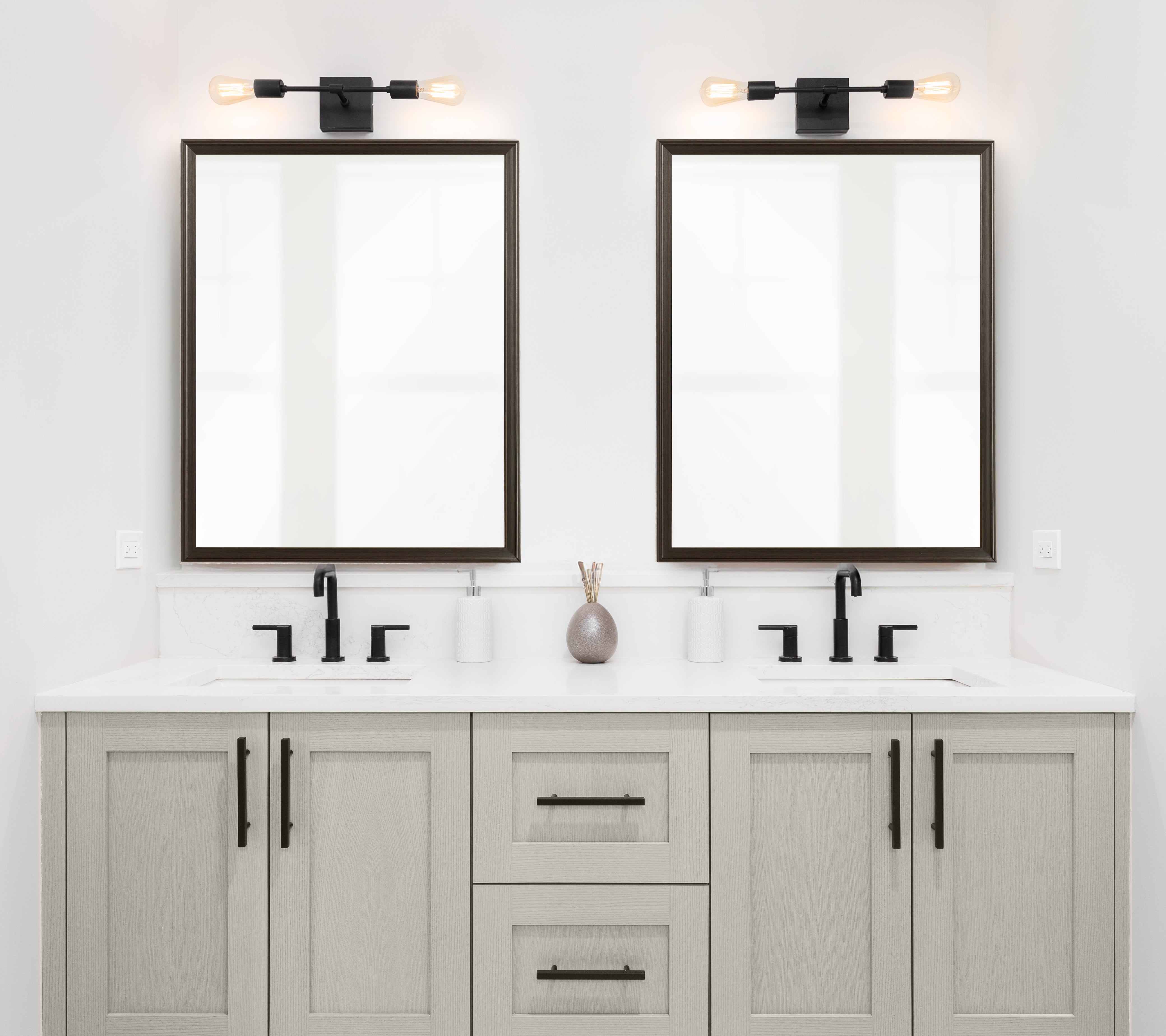 Rectangle Mirror Pewter 24x30 7
