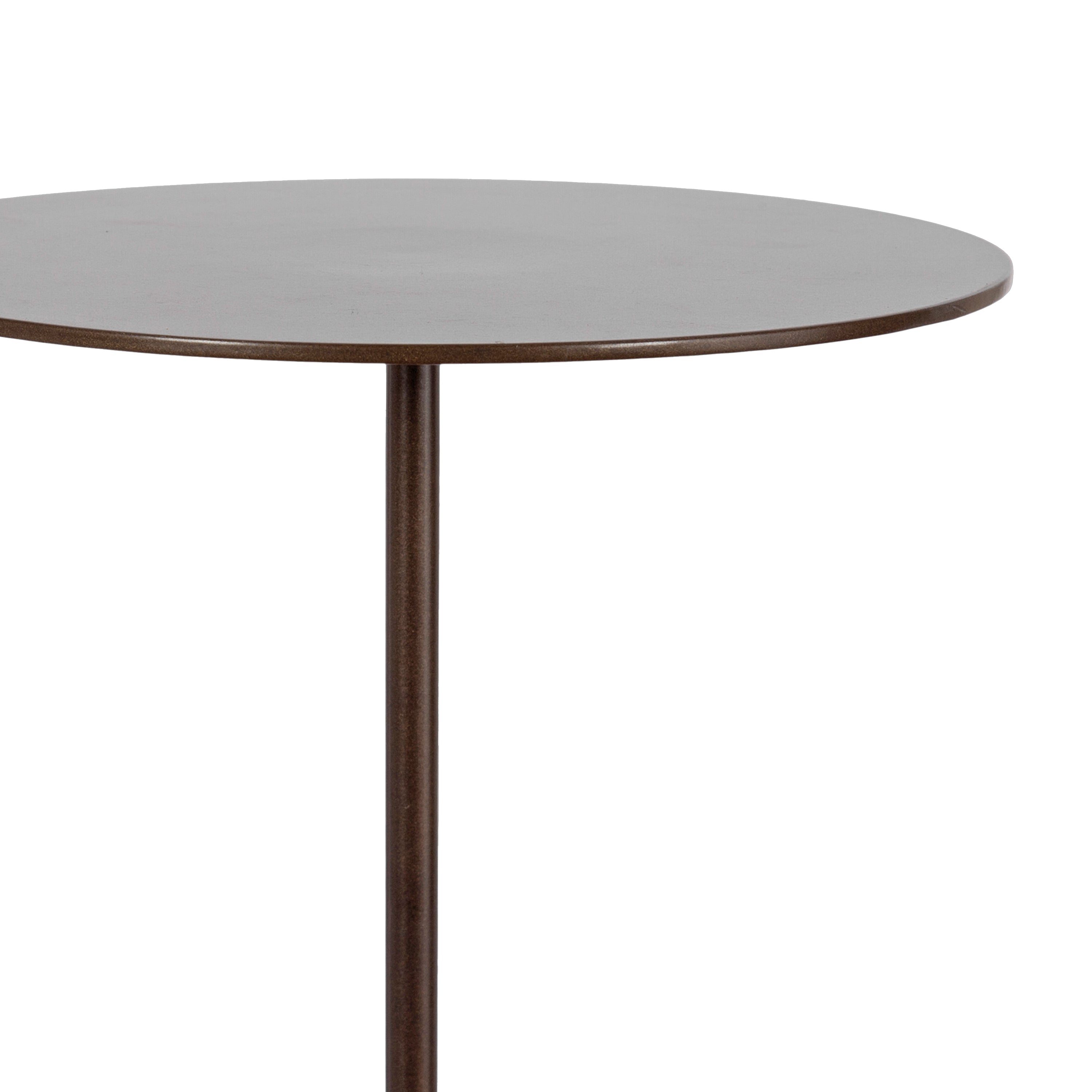 Drink Table 10x10x22 White Bronze 5