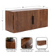 Cabinet Walnut Brown 32x10x14 2
