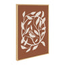 Sylvie HB Bird Branch Wreath Framed Canvas by Hannah Beisang
