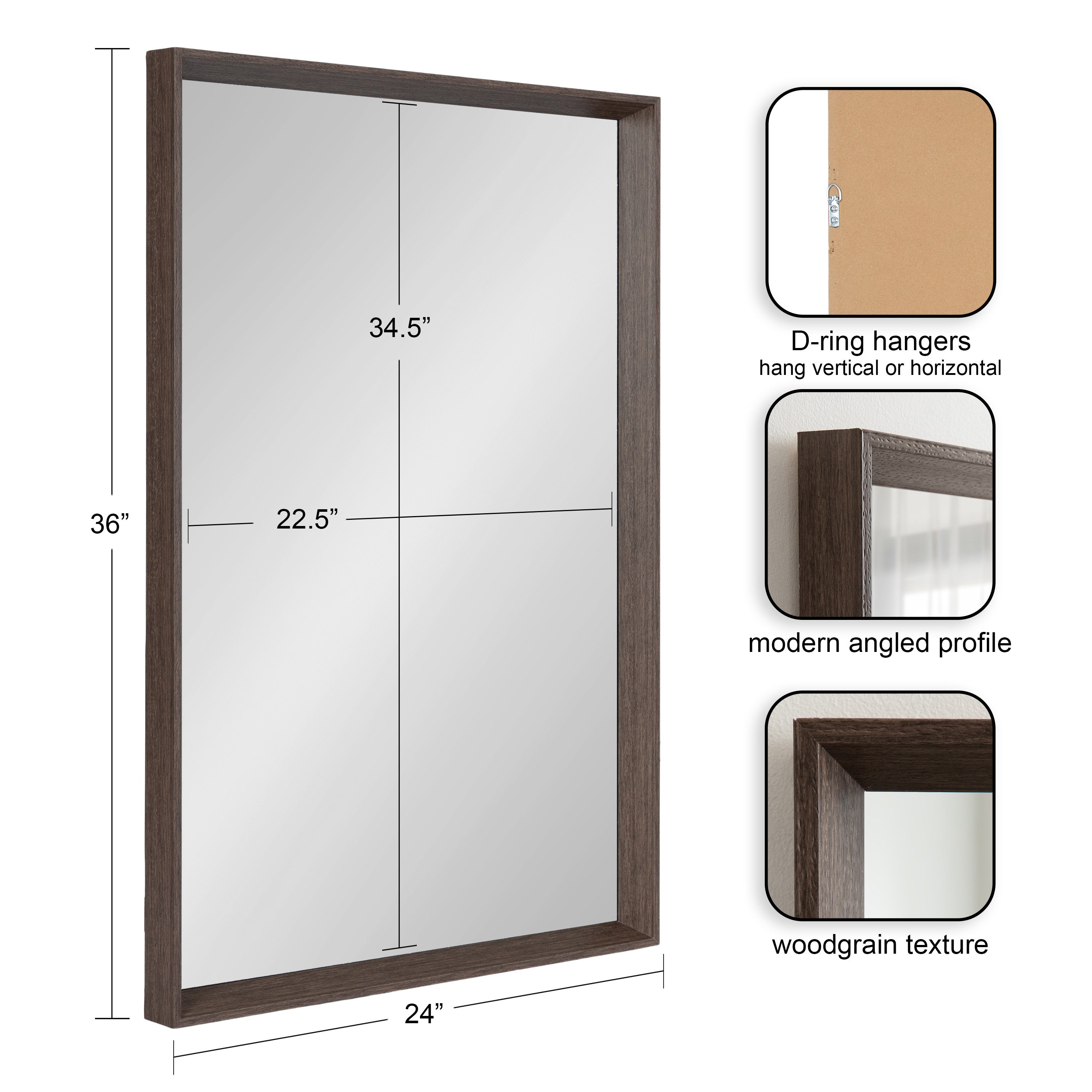 Quato Rectangle Wall Mirror