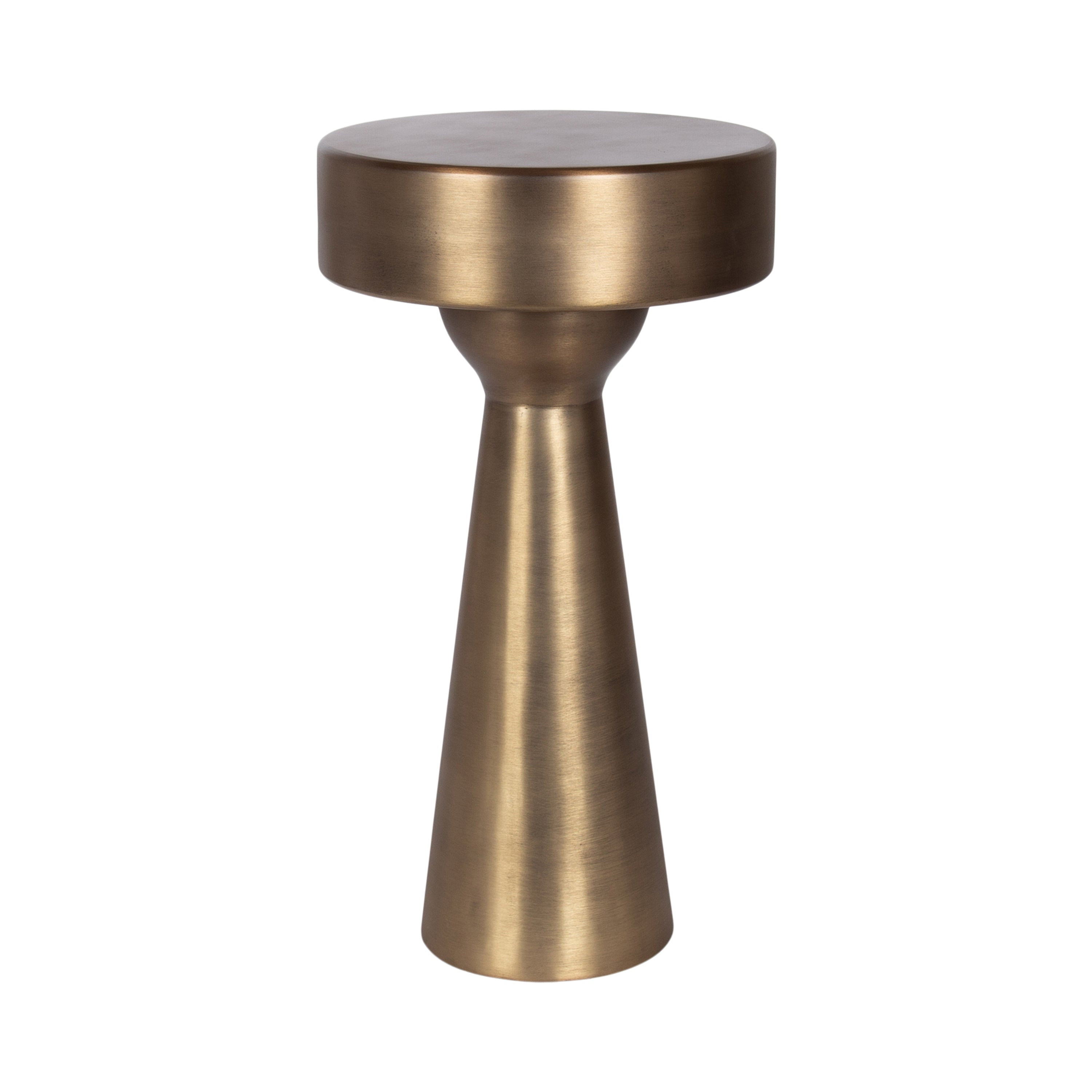 Side Table Gold 12x12x22 1