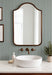 Arch Mirror Bronze 24x36 6