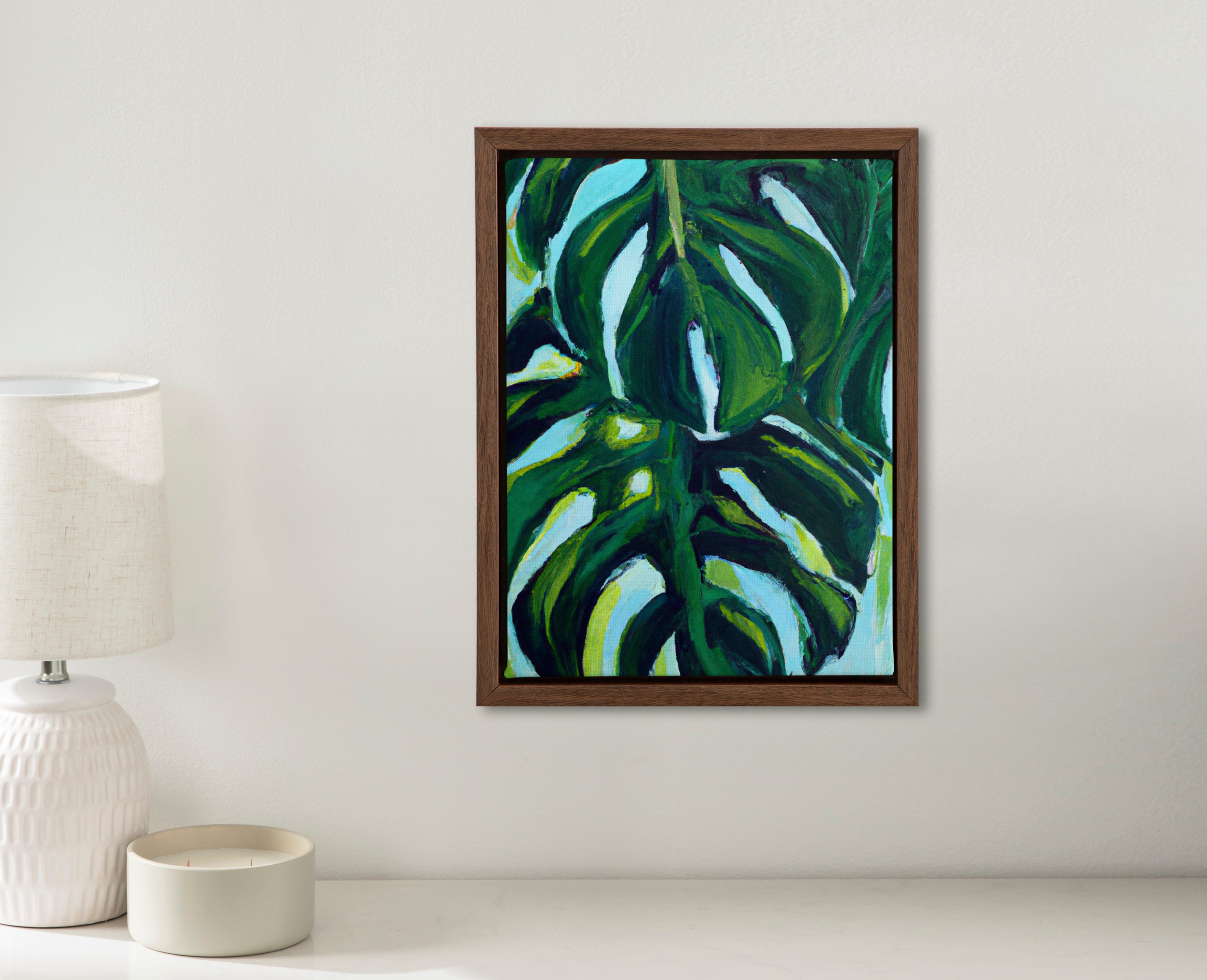 Sylvie Blank Framed Canvas 10x13