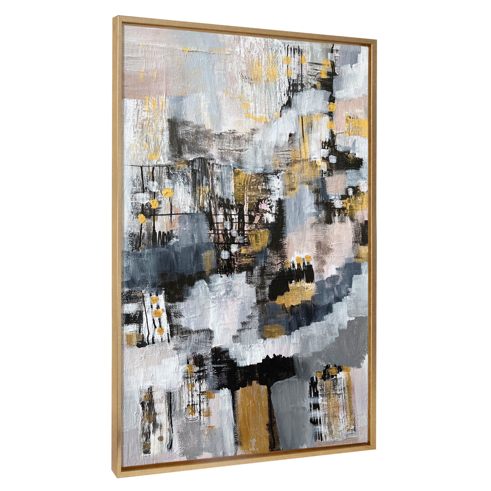 Sylvie The Industrial Revolution Framed Canvas by Leah Nadeau