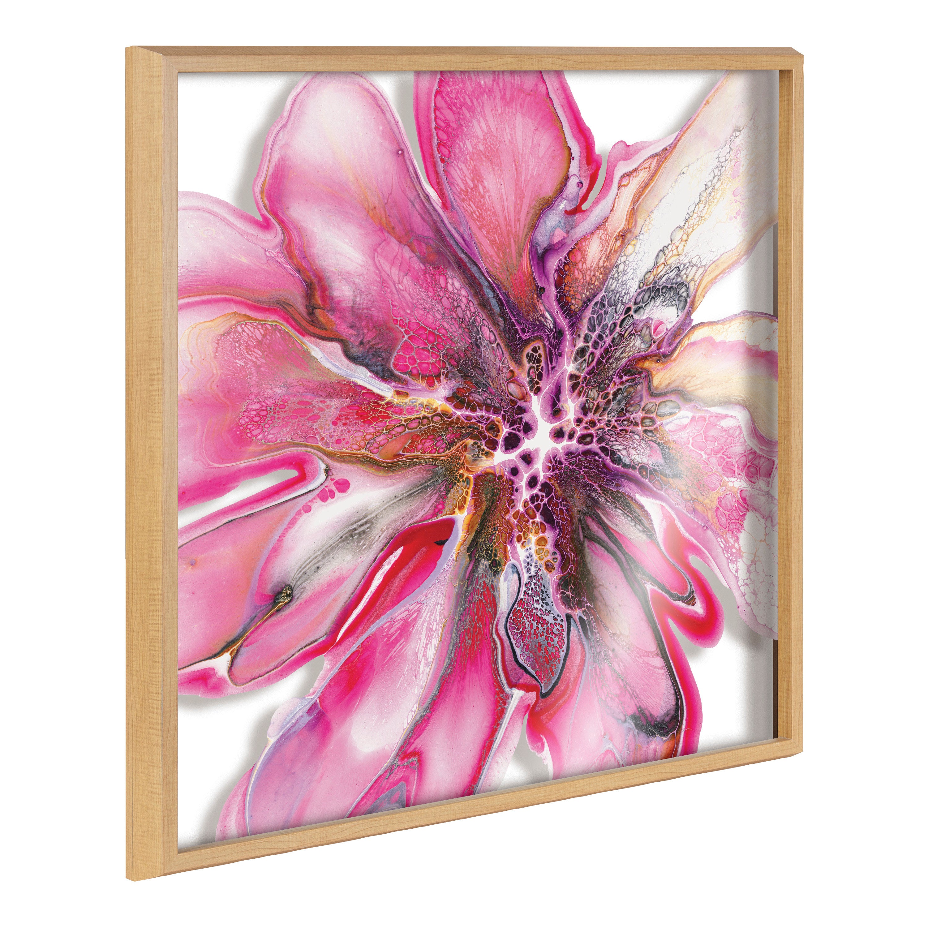 Blake Pink Blooms Framed Printed Art by Xizhou Xie