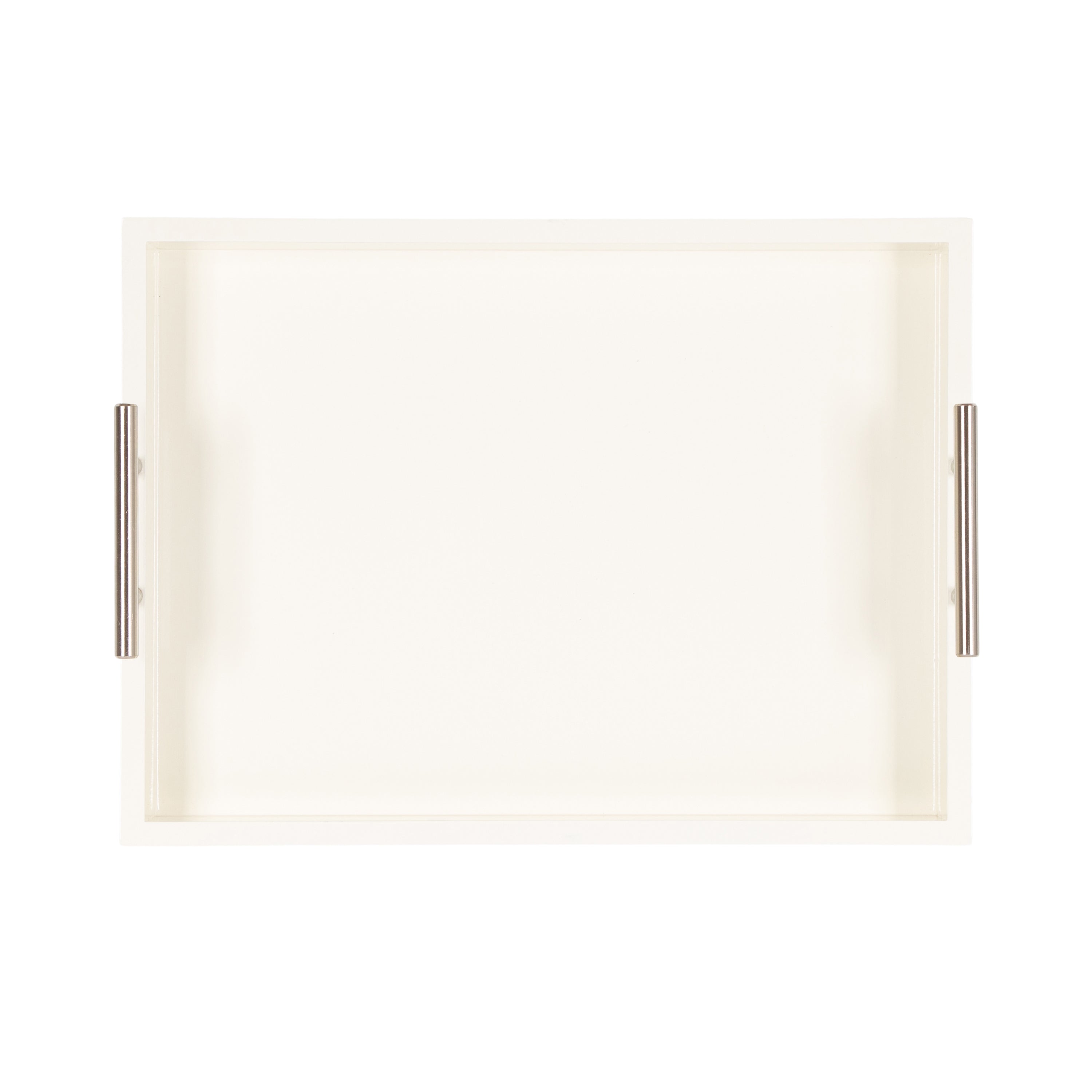 Single Tray 17x13 Ivory Silver 4