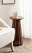 Drink Table Walnut Brown 12x12x22 6