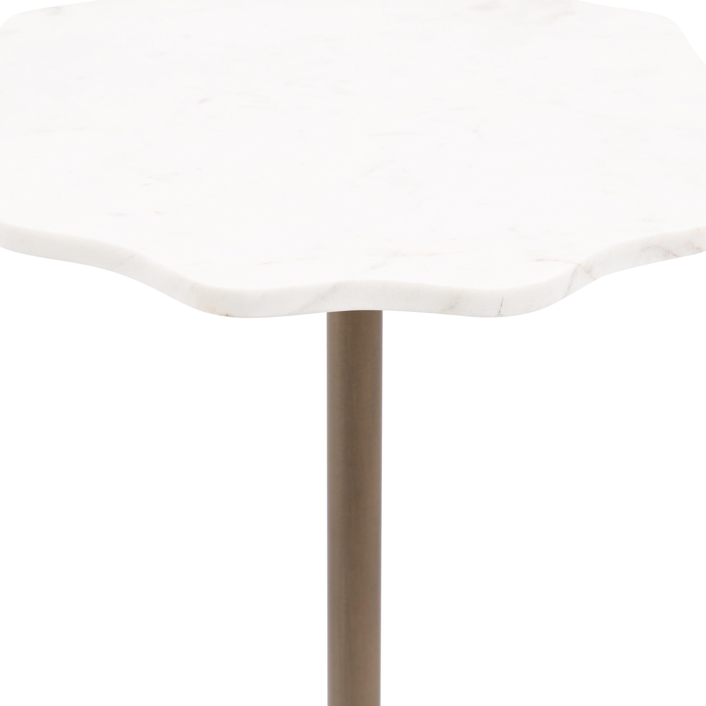 Side Table Gold 14x14x24 3
