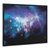 Sylvie Space Galaxy Landscape Framed Canvas by Akinbostanci