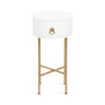 Decklyn Glam Round Side Table