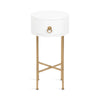 Decklyn Glam Round Side Table