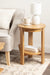 Side Table Natural 16x16x23 7
