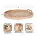 Single Tray 20" Diameter Natural 2