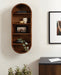 Accent Shelf Walnut Brown 13x33 7