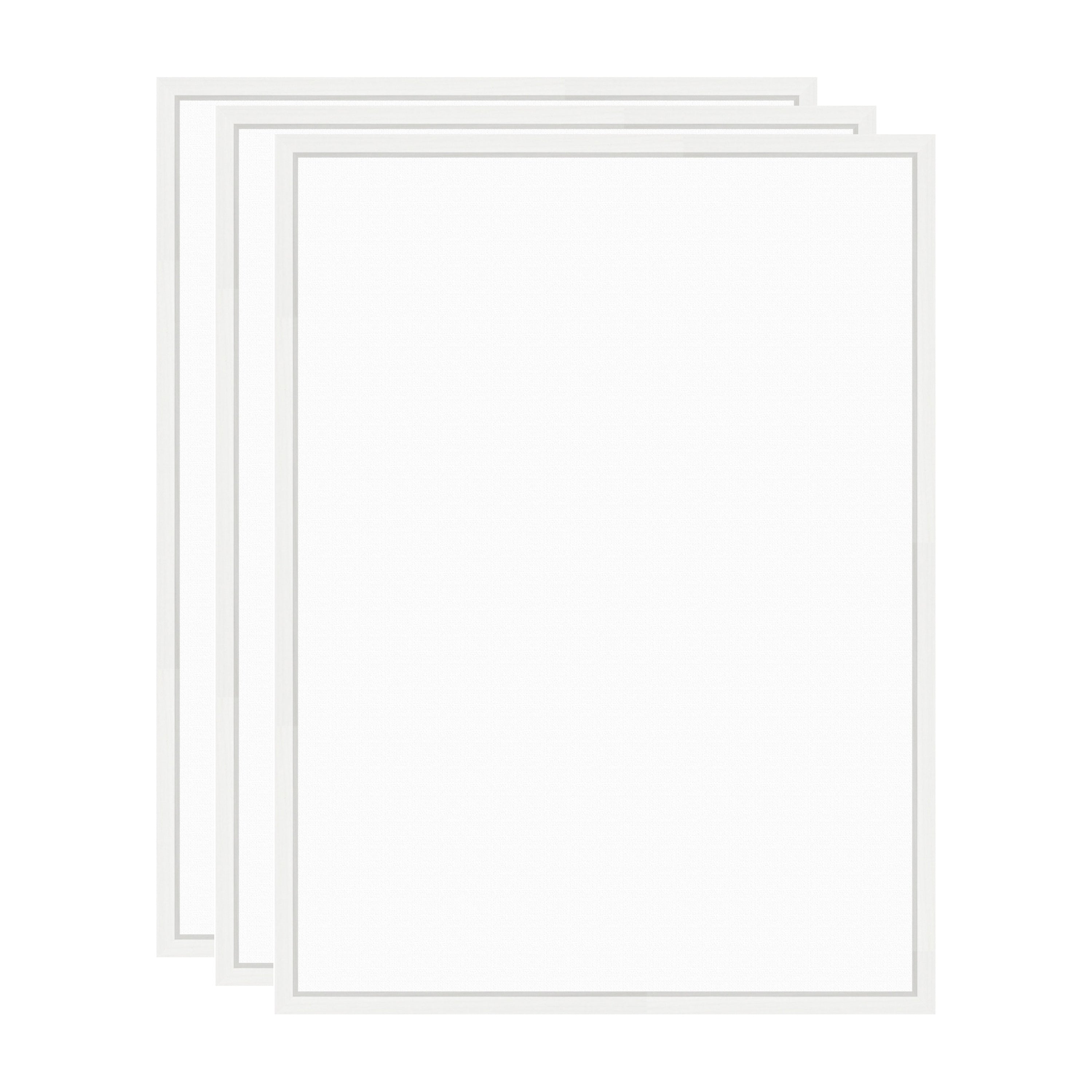 Art Set 3 Piece Set 18x24 Sylvie White 1