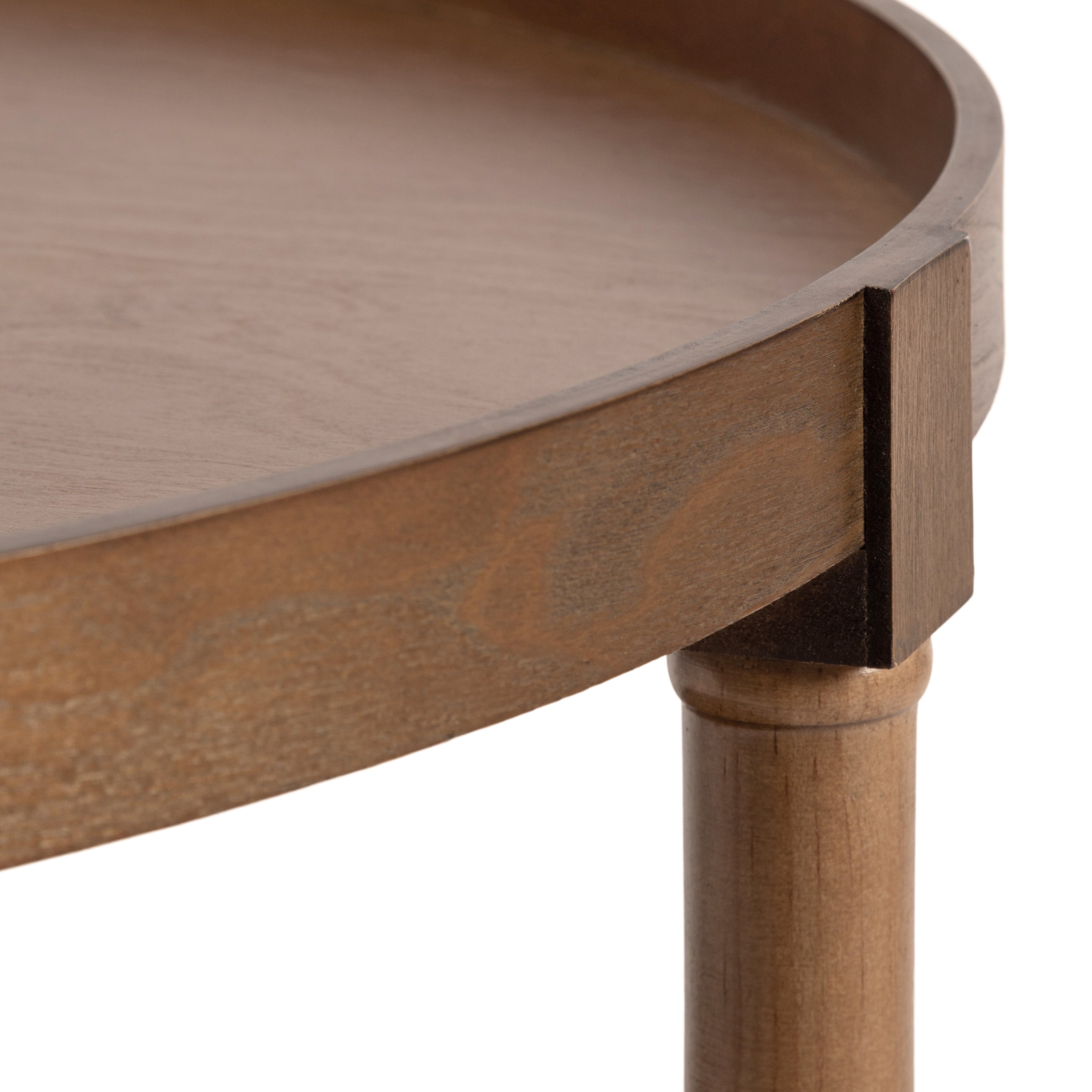 Bellport Round Wood Coffee Table