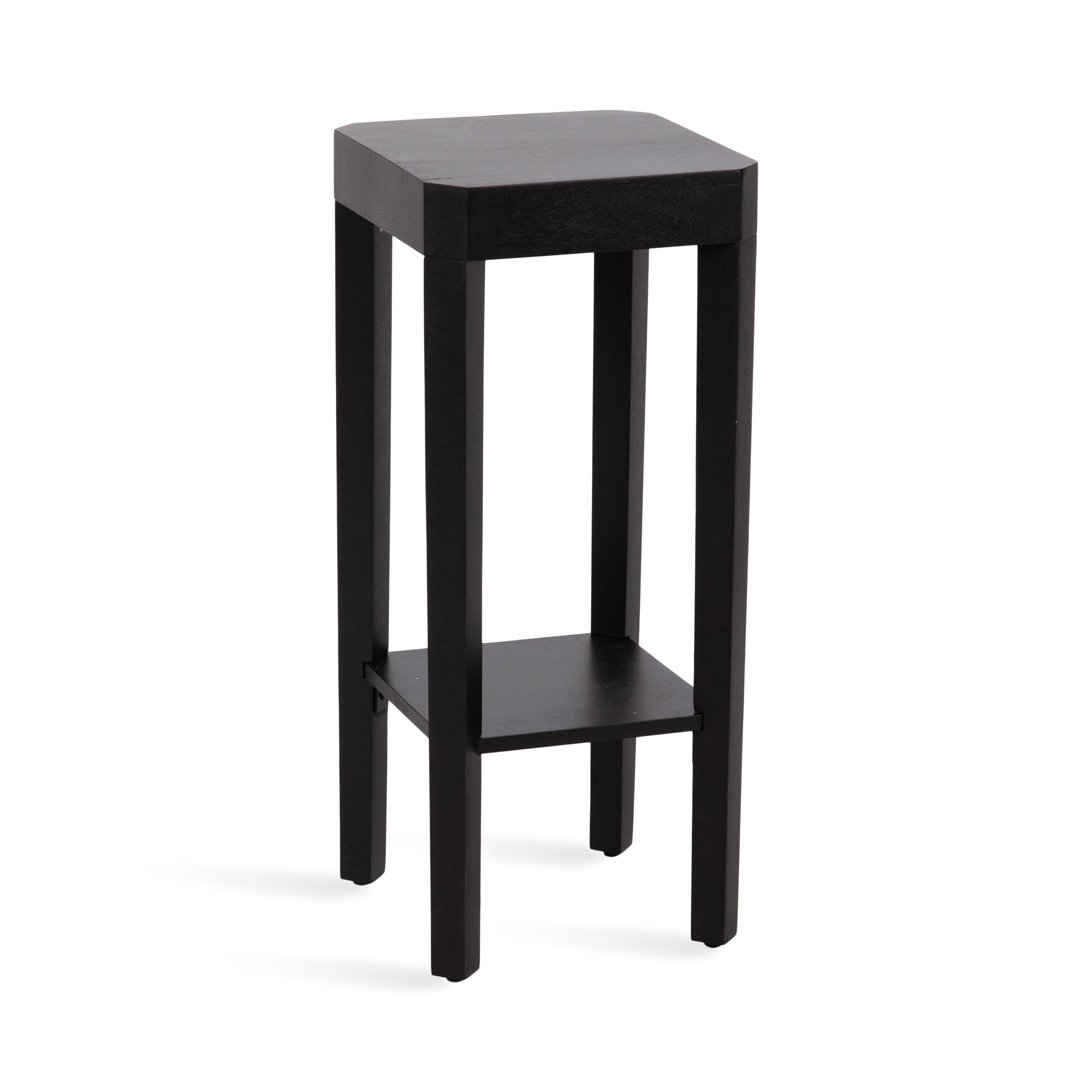 Side Table Black 12x12x28 1