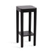 Side Table Black 12x12x28 1