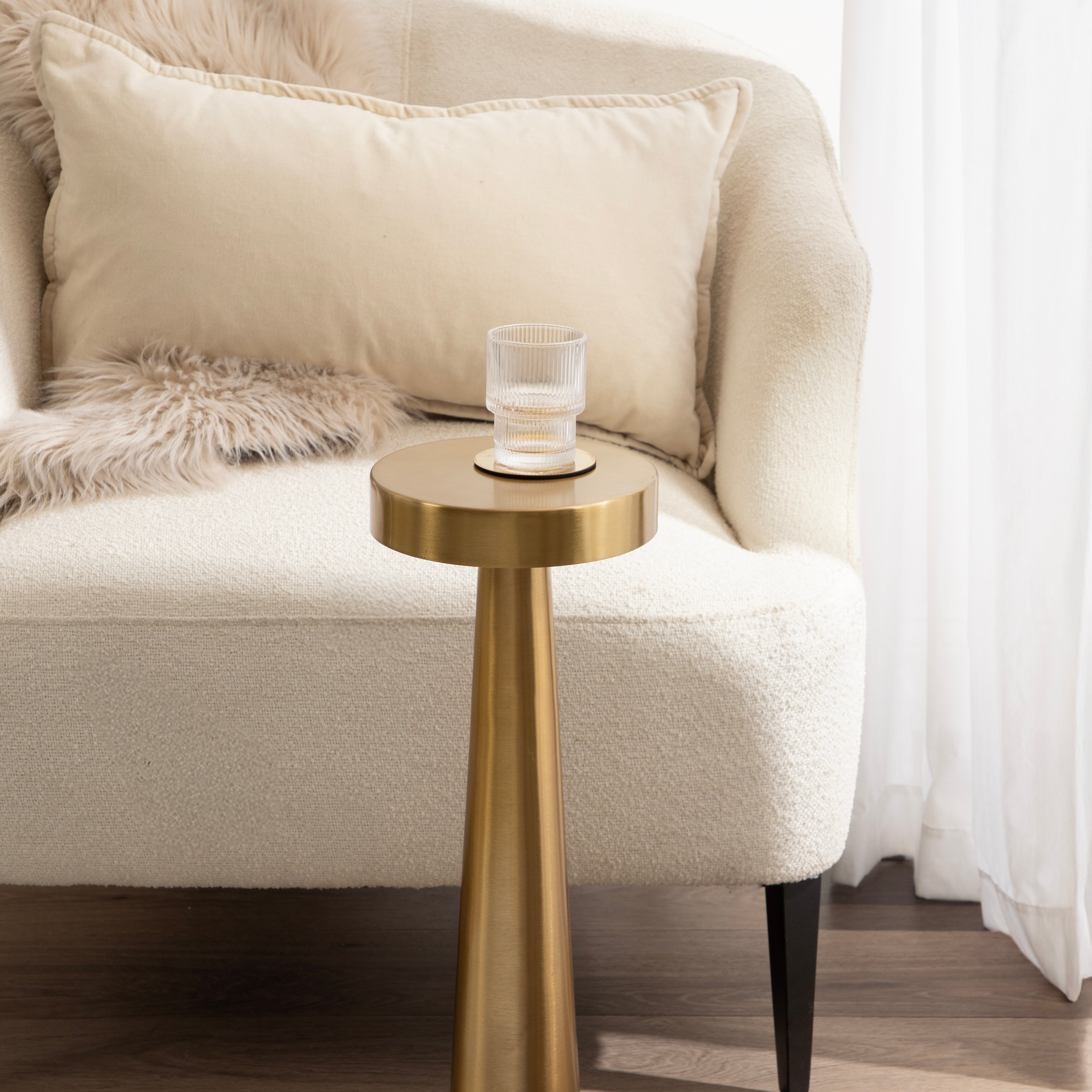 Drink Table 8x8x24 Gold 6