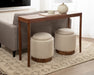 Storage Ottoman 16x16x19 Walnut Brown 8