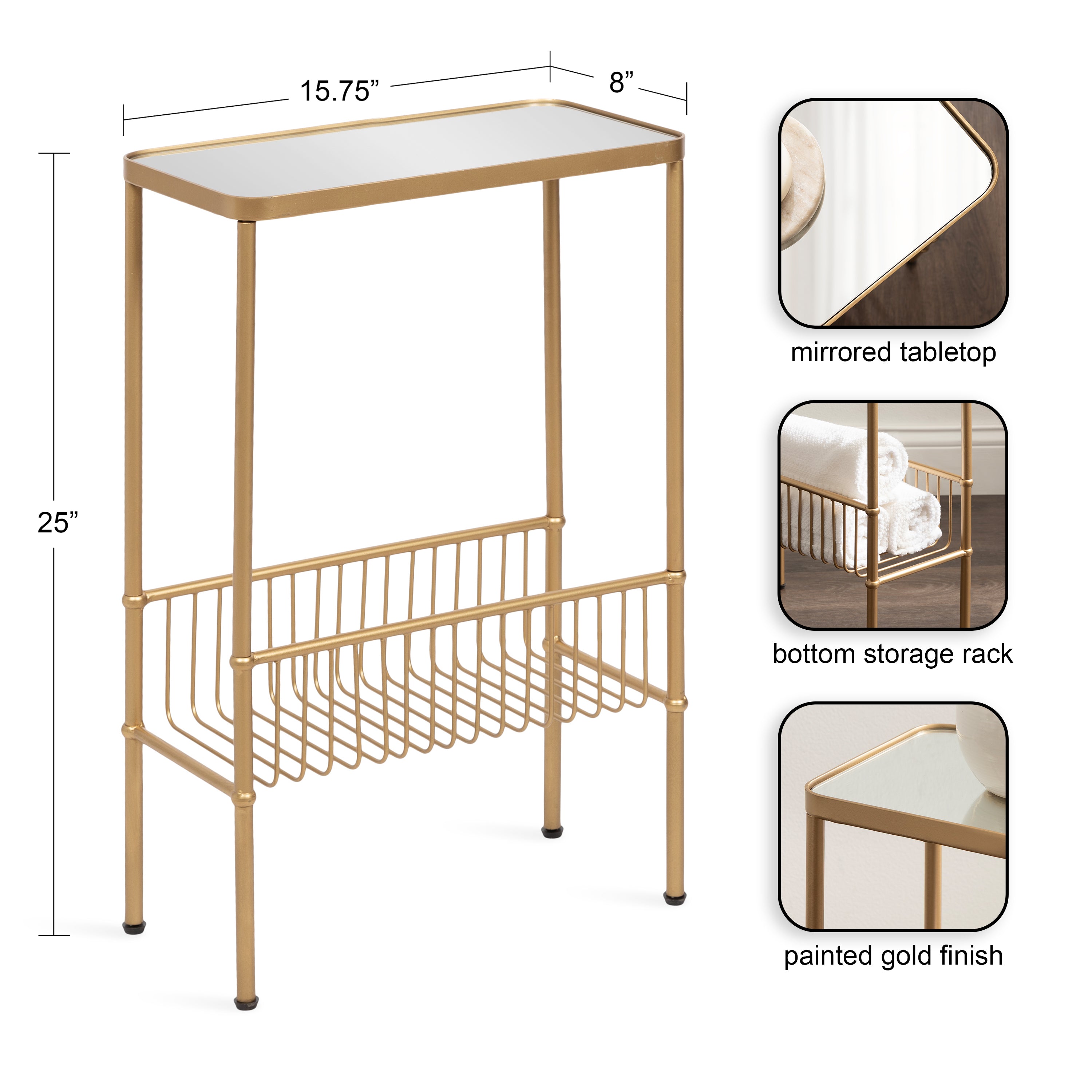 Trubey Modern Side Table