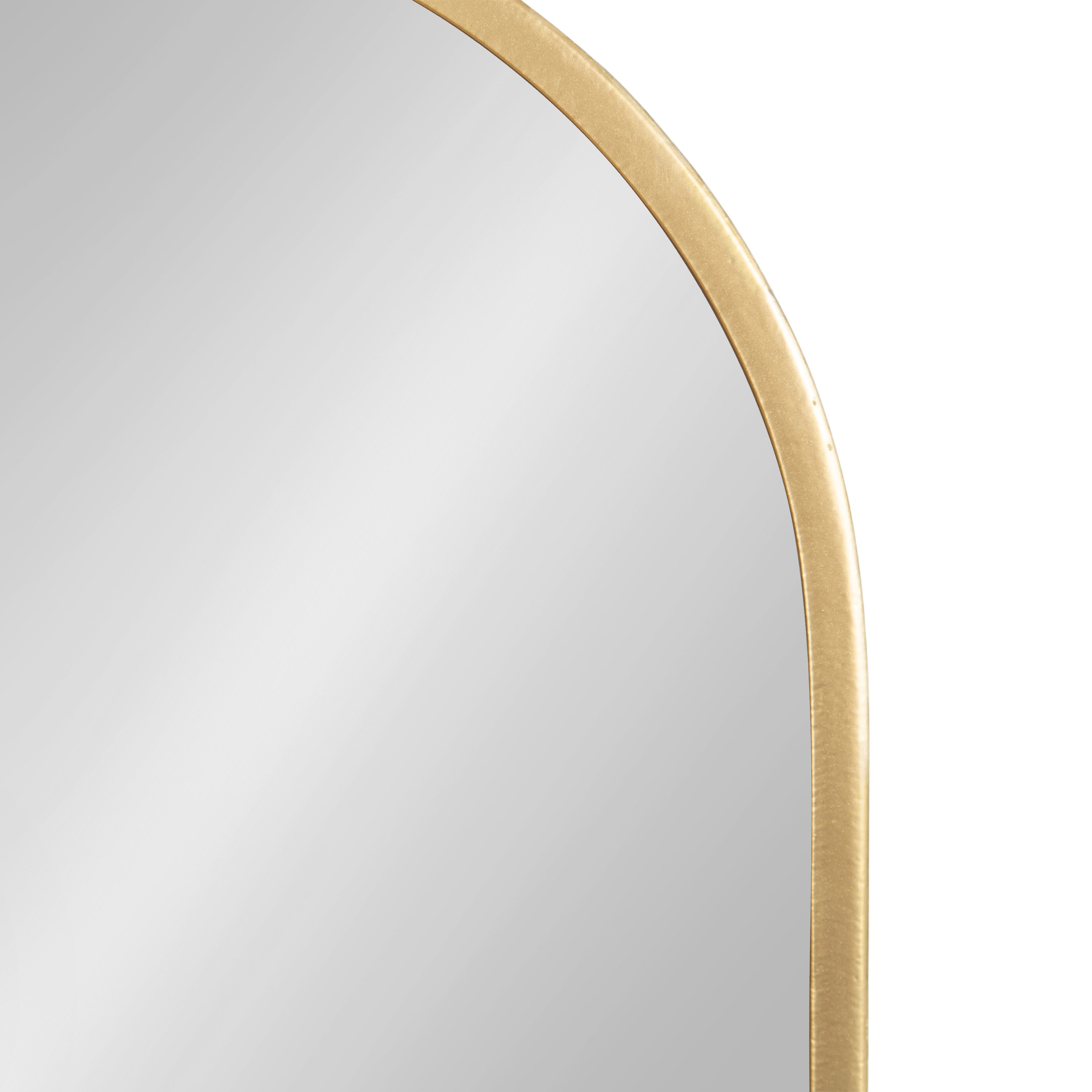 Estero KD Metal Wall Mirror with Shelf