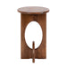 Side Table 14x14x22 Walnut Brown 5
