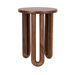 Side Table Walnut Brown 14x14x20 5
