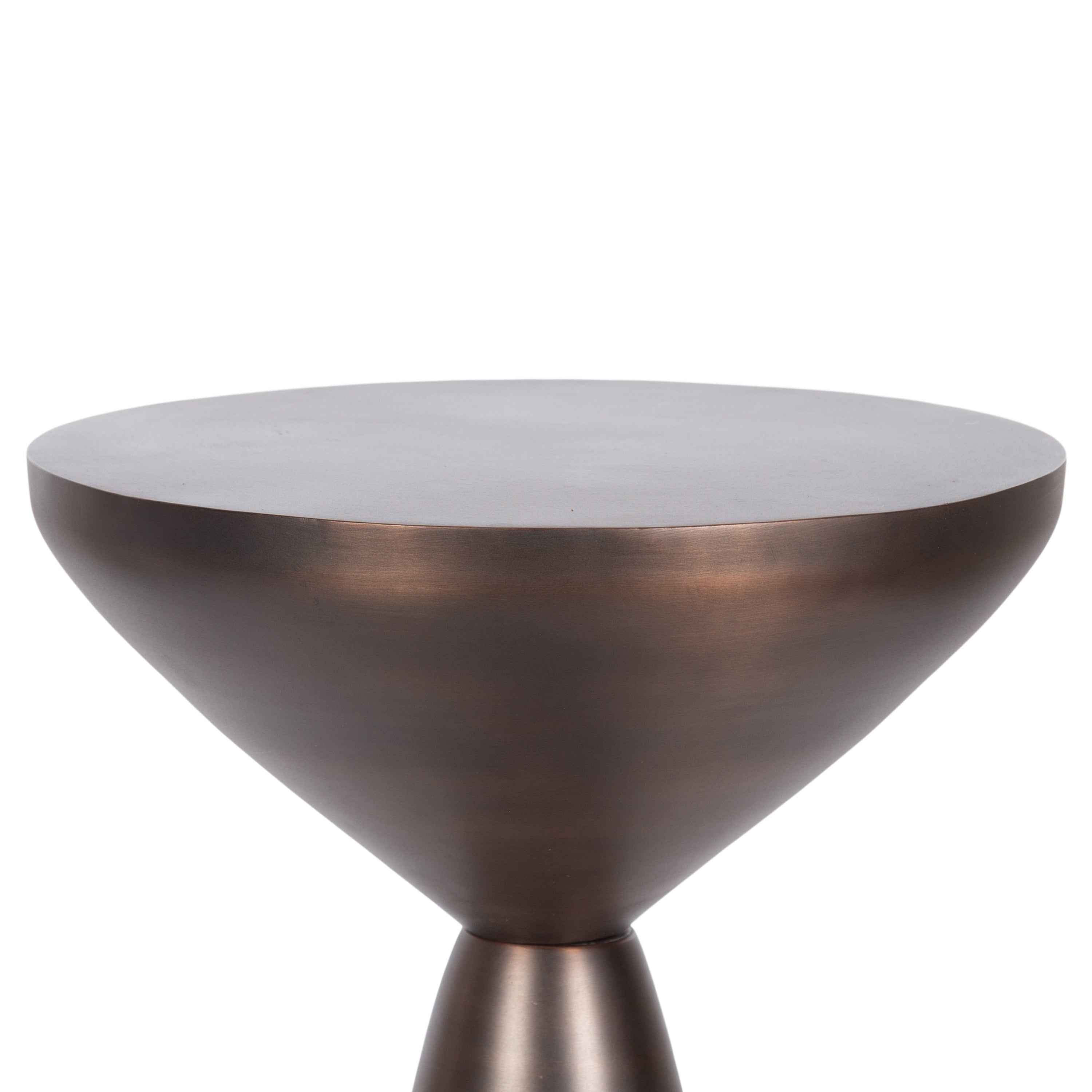 Steeves Metal Round Side Table