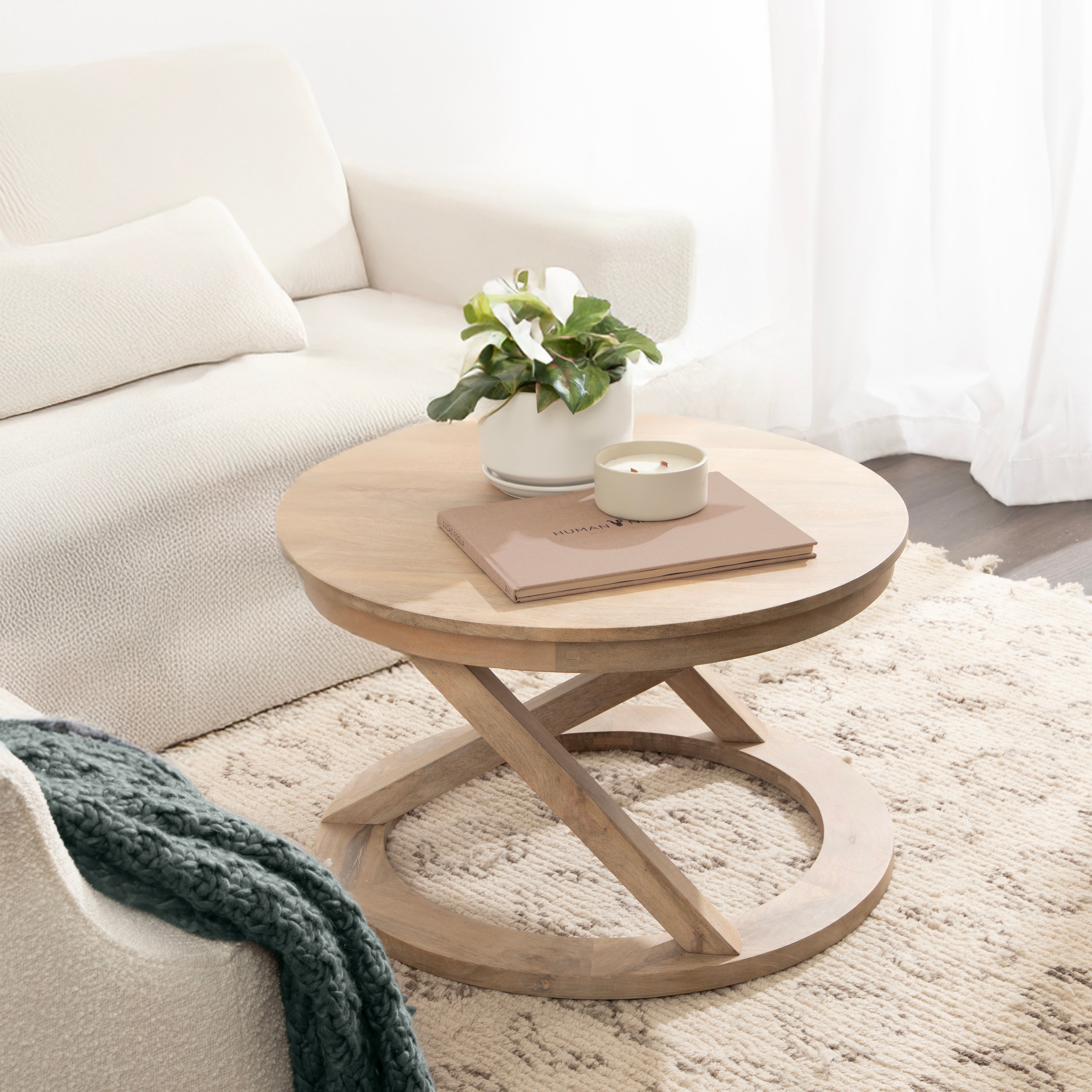 Coffee Table 26x26x16 Natural 6