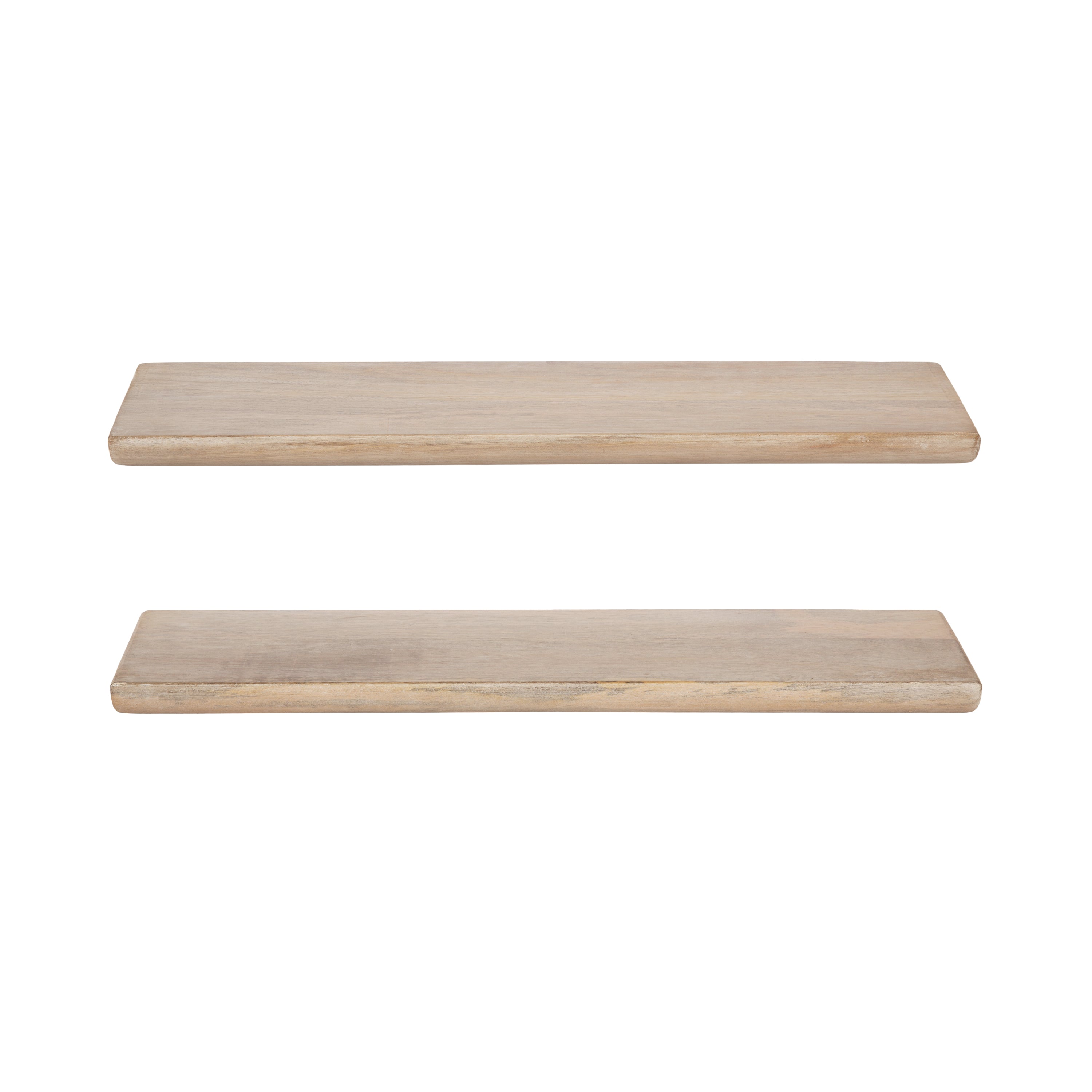 Floating Shelf Natural Beige 2 Piece 24 Inch 5