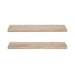 Floating Shelf Natural Beige 2 Piece 24 Inch 5