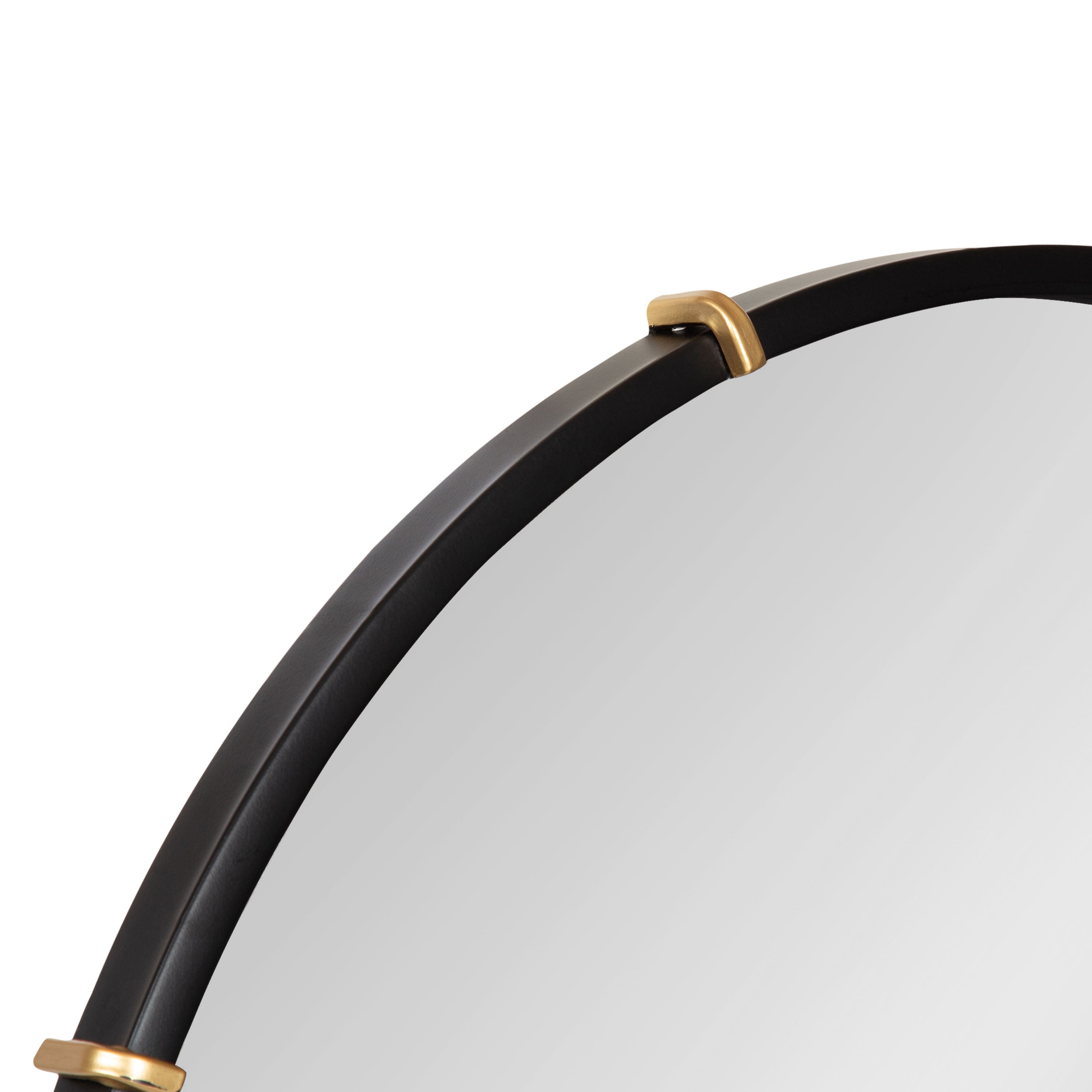 Venturi Round Metal Mirror