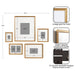 Frame Box Set Gold 5 Piece 2