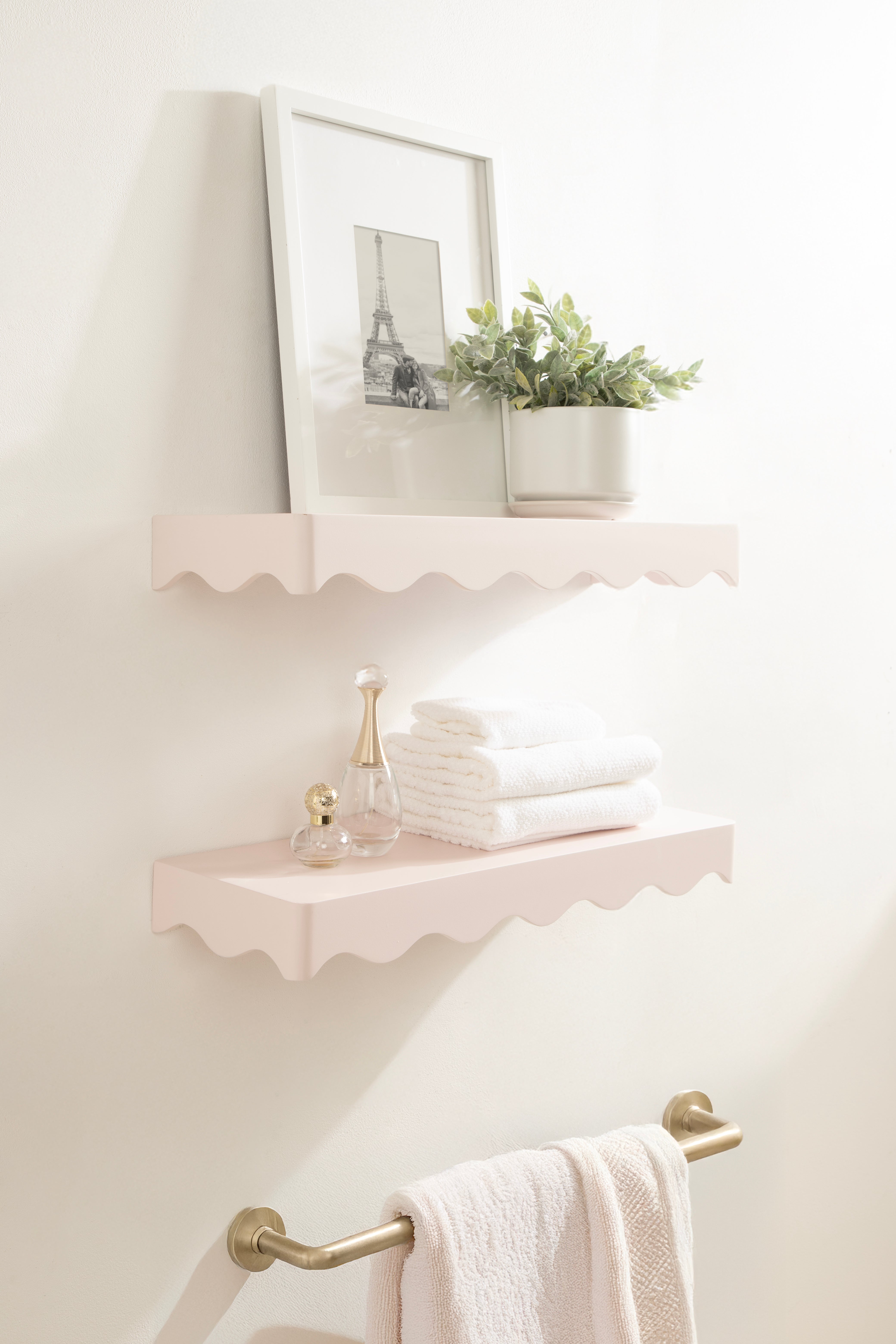 Maida Wood Floating Shelves