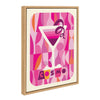 Sylvie MCM Cosmo Framed Canvas by Rachel Lee