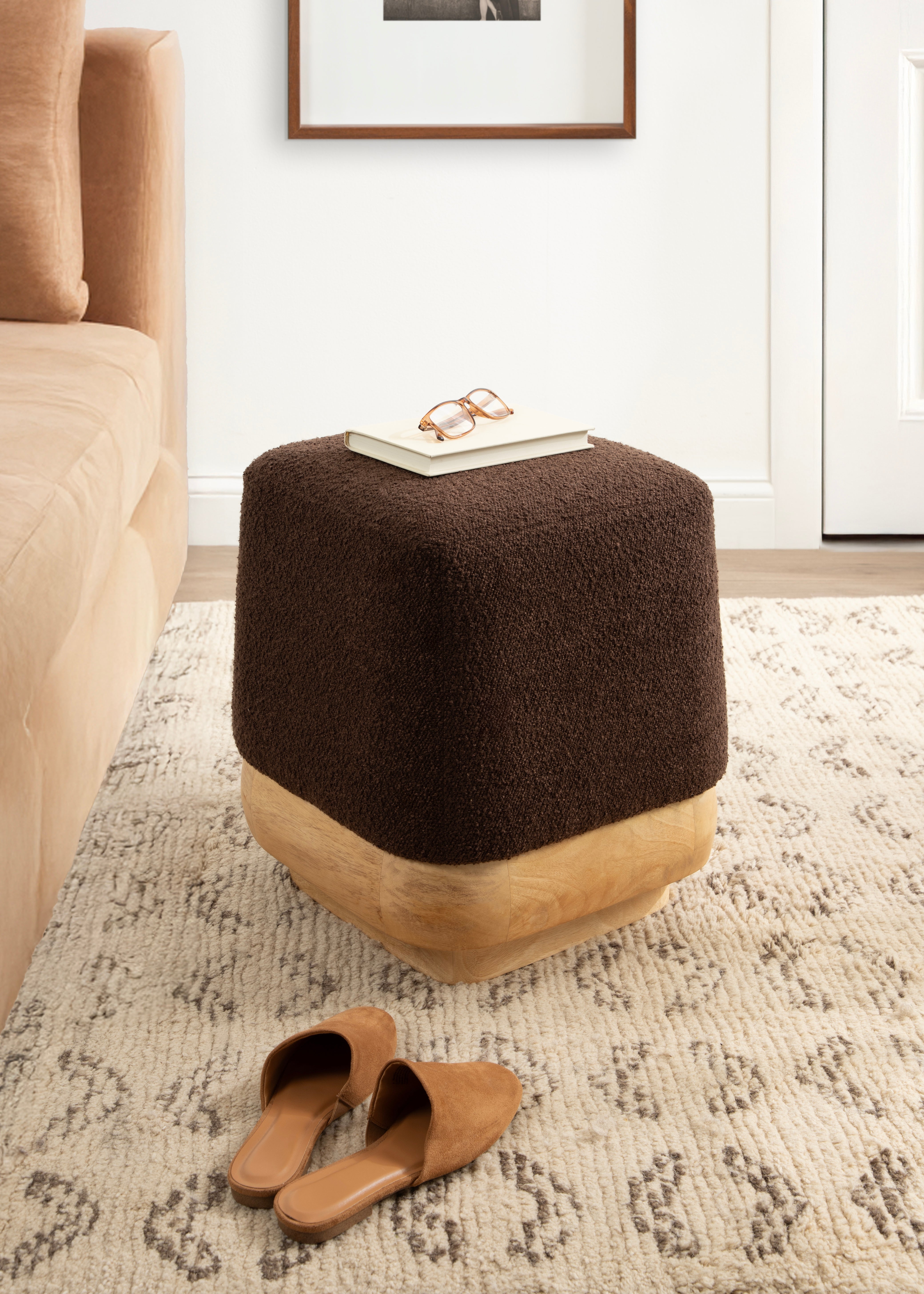Standard Ottoman 16x16x18 Natural 7