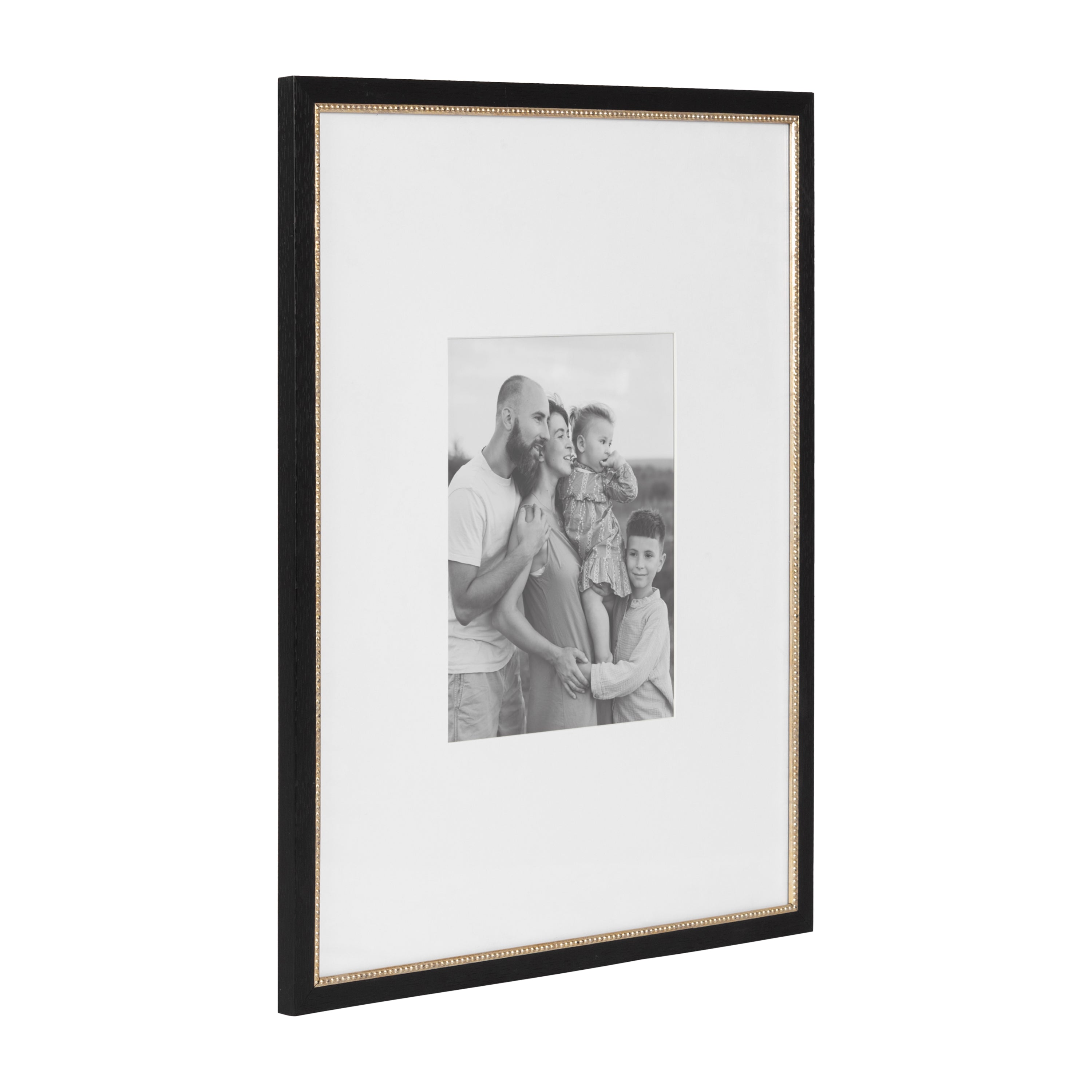 Wall Frame Black Gold 16x20 matted to 8x10 5
