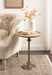Side Table Natural Beige 17x17x24 6