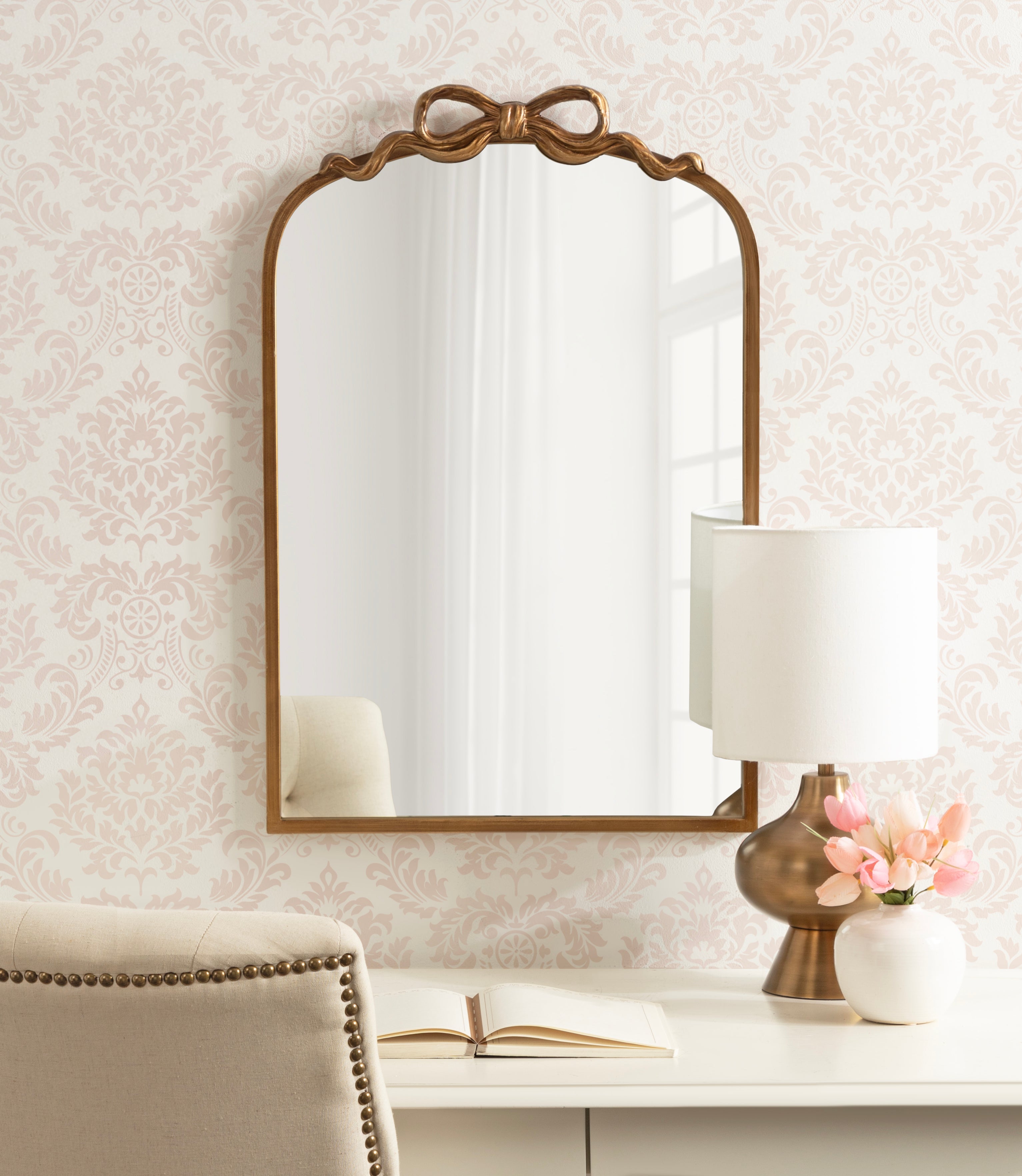 Arch Mirror Gold 19x29 6