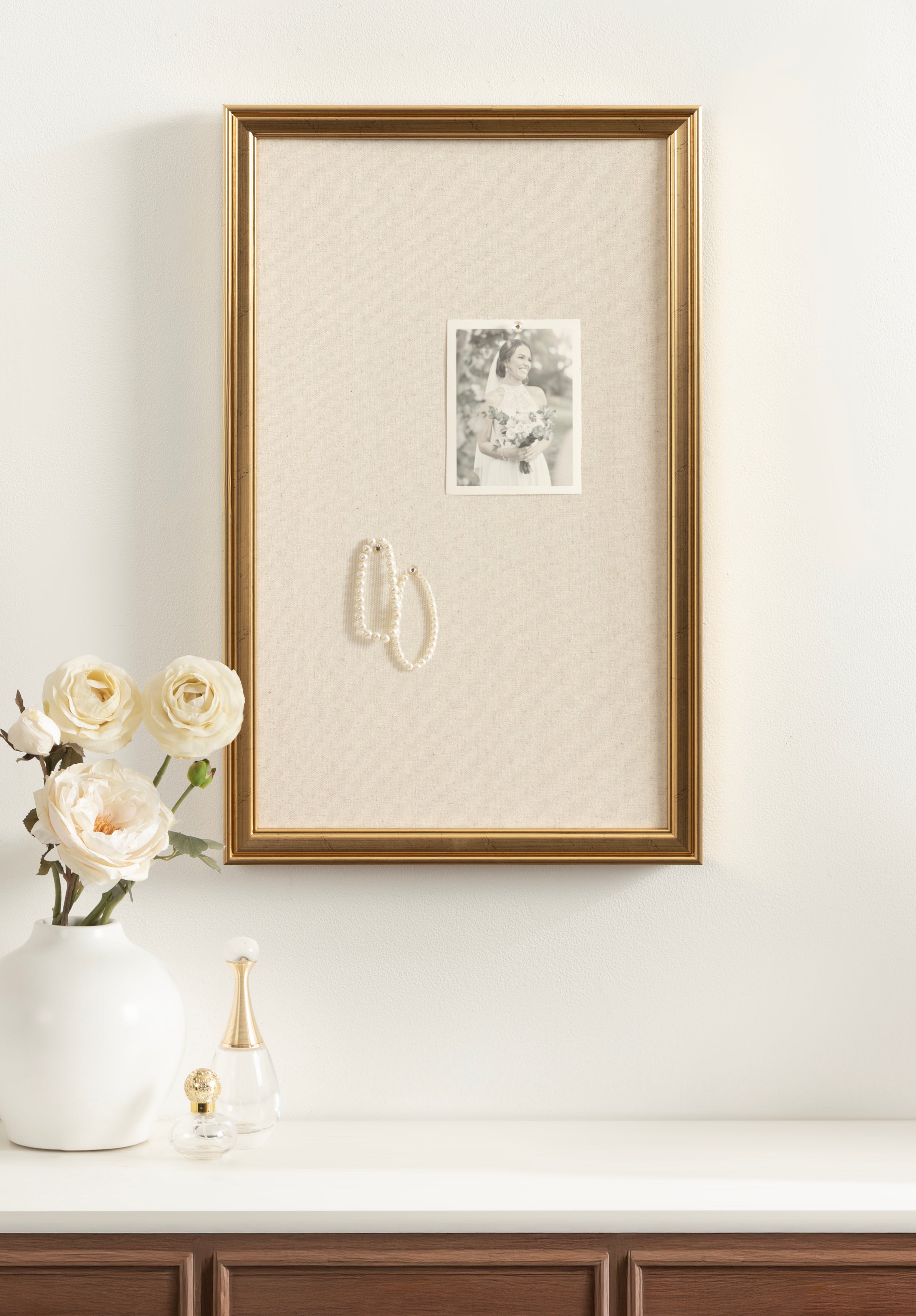 Pinboard 15x24 Gold 6