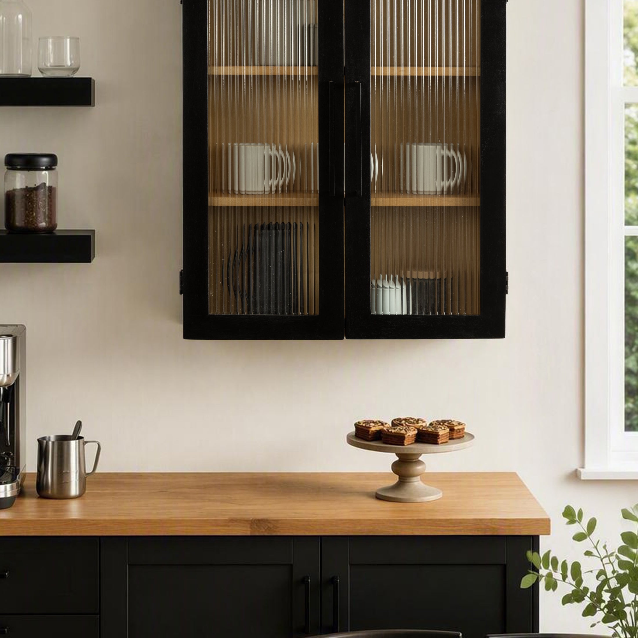 Cabinet 22x9x28 Black Natural 7
