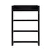 Towel Rack Black 14x6x20 4