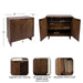 Floor Cabinet Brown 30x15x30 2